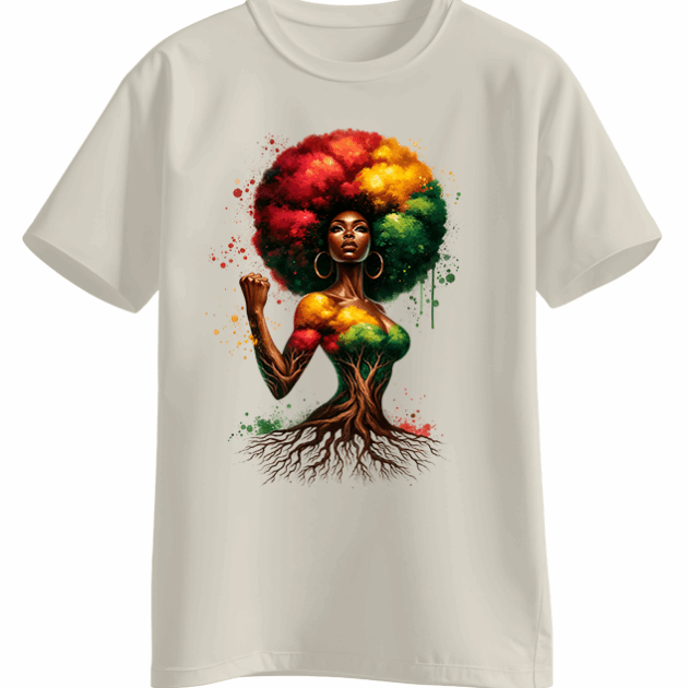Afro Roots Power Tee