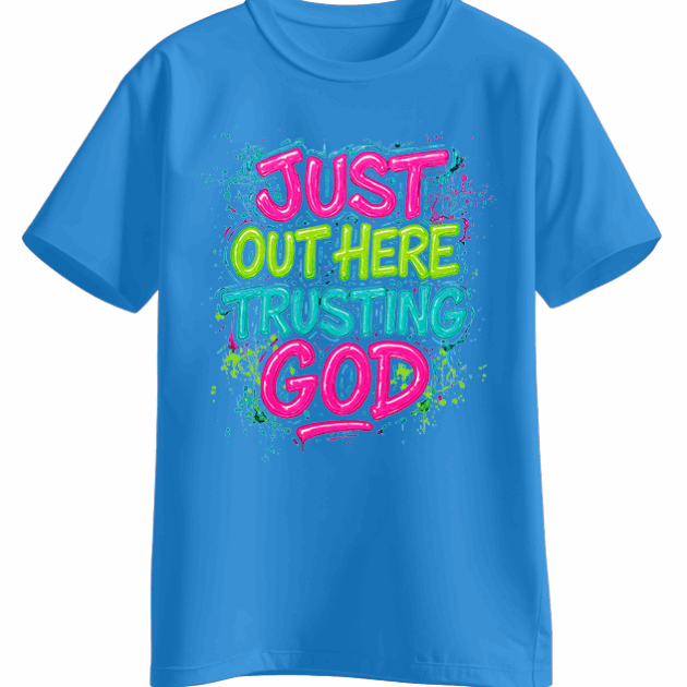 JUST OUT HERE TRUSTING GOD