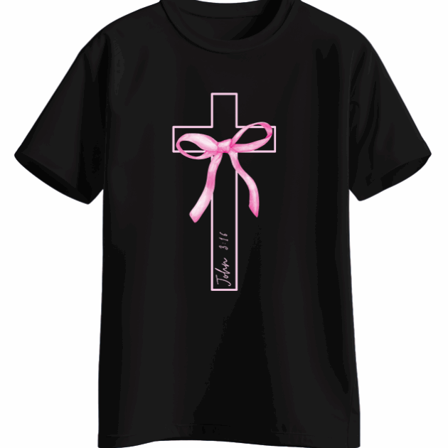 John 3:16 Pink Cross