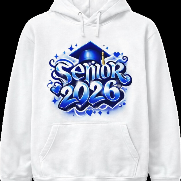 Senior 2026 White