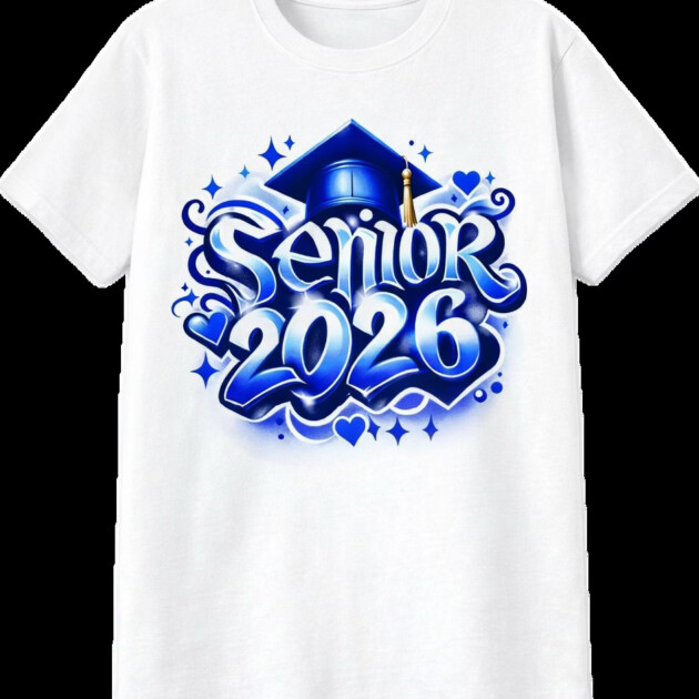 Senior 2026 White