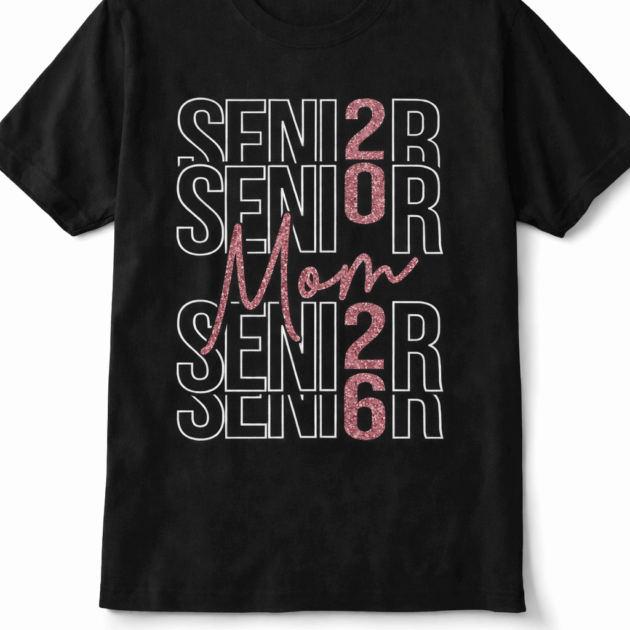 Senior Mom 26 Black